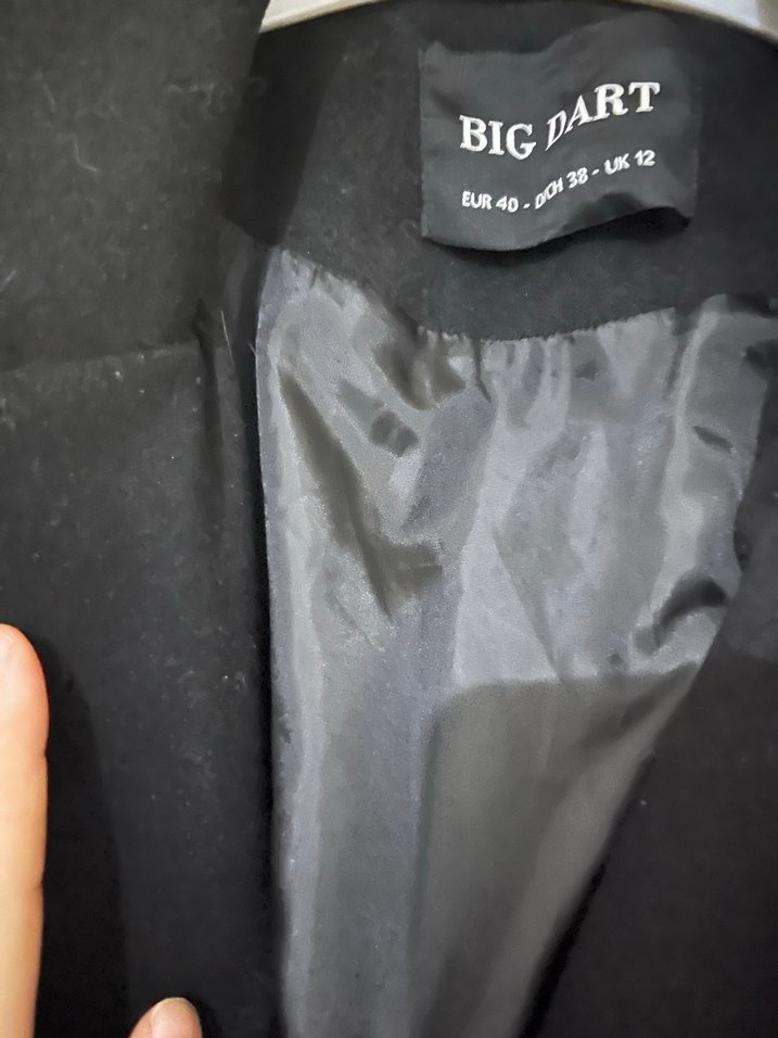 Siyah kaşe kaban - Görsel 2