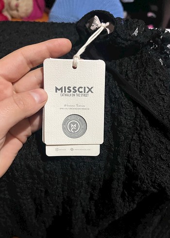 Dantelli Siyah Etek Bluz Takım - Görsel 4