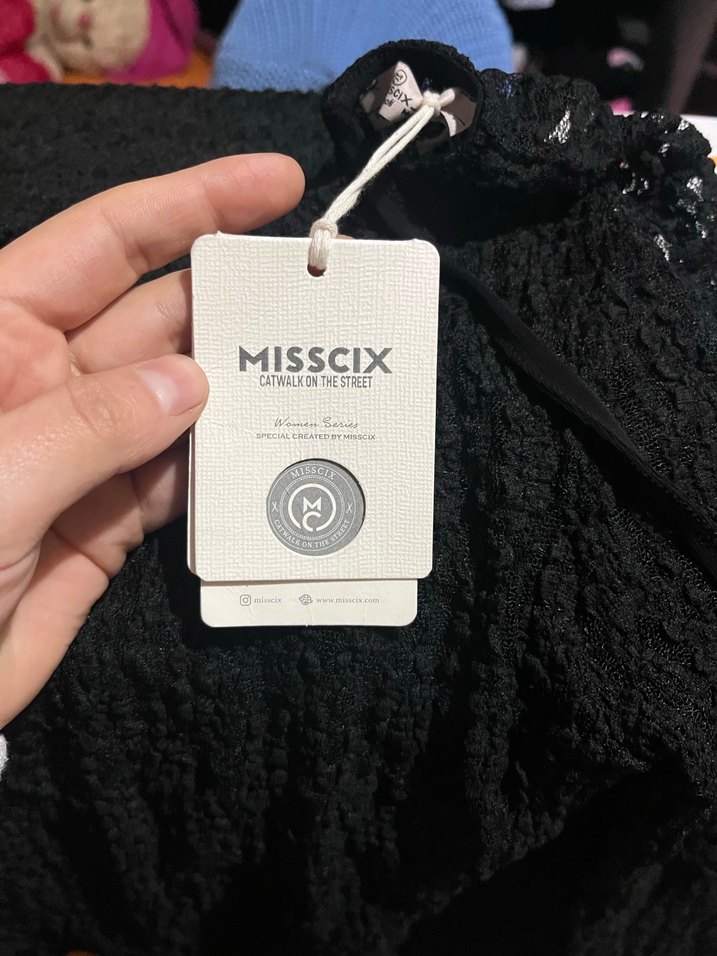 Dantelli Siyah Etek Bluz Takım - Görsel 4