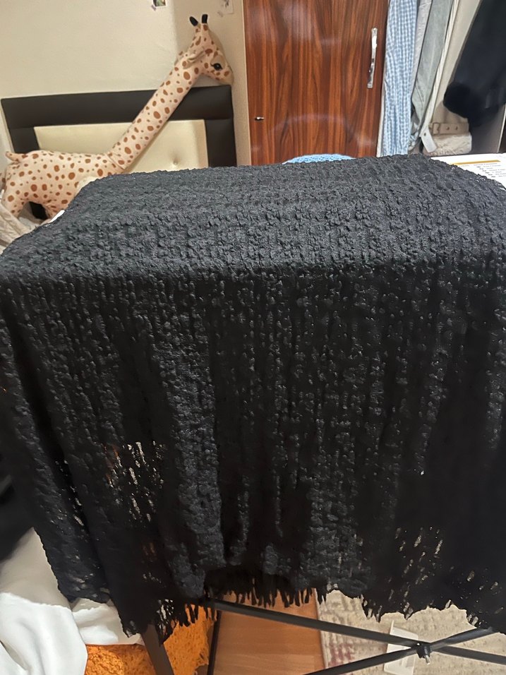 Dantelli Siyah Etek Bluz Takım - Görsel 2