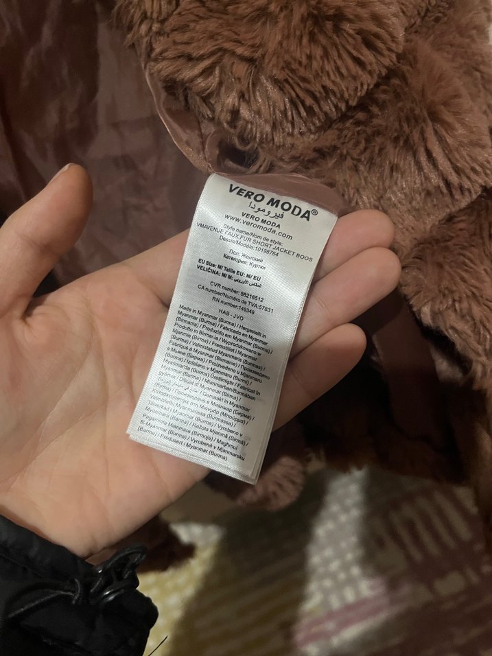 Kahverengi Kadın Suni Kürk Ceket - Görsel 4