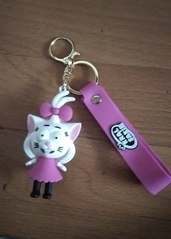 Pembe Elastik Kadın Anahtarlık - Görsel 2