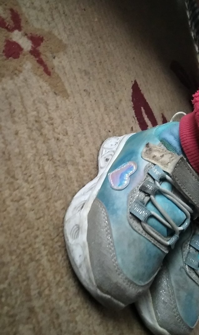 Kız Çocuk Gri Denim Bağcıklı Spor Ayakkabı - Görsel 2