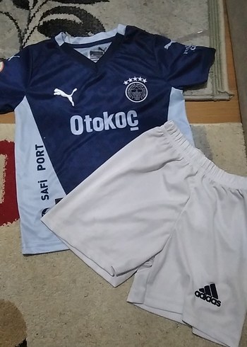 Mavi Baskılı Kısa Kollu Erkek Forma Takımı - Görsel 2