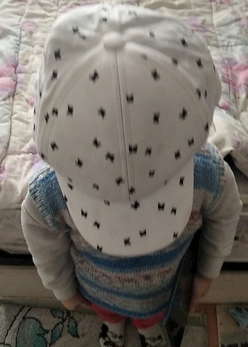 Beyaz Kadın Sokak Stili Şapka - Görsel 3