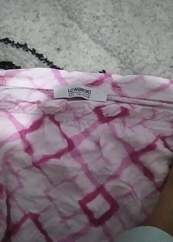 Kız Çocuk Pembe Fırfırlı Kolsuz Bluz - Görsel 2