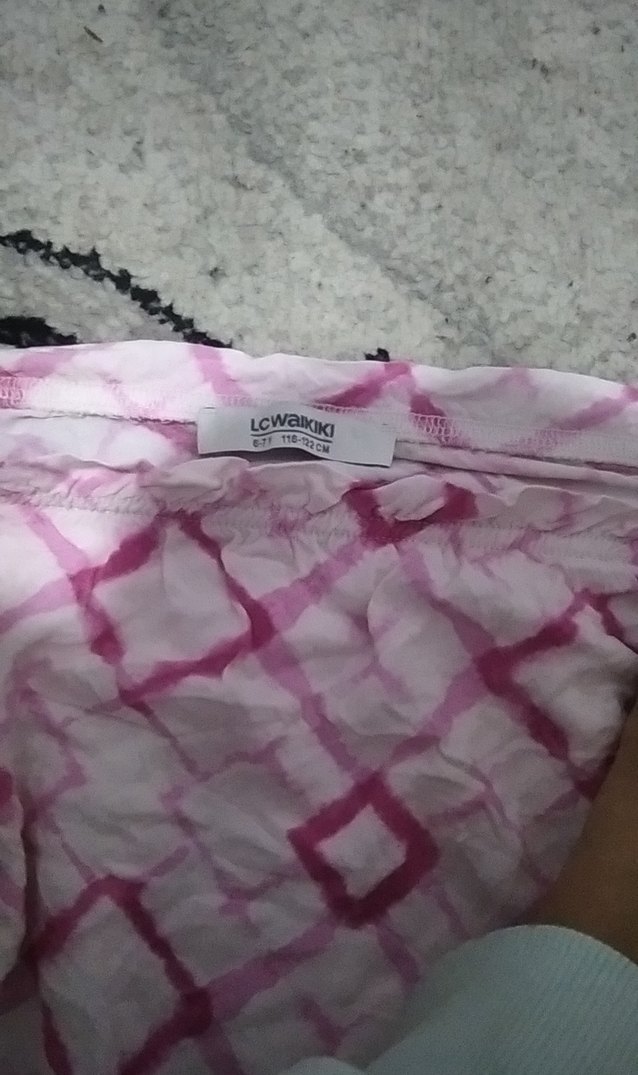 Kız Çocuk Pembe Fırfırlı Kolsuz Bluz - Görsel 2