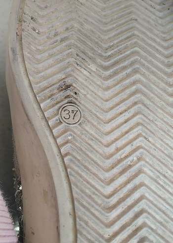 Gri Denim Parlak Kadın Spor Ayakkabı - Görsel 4