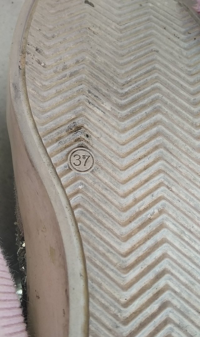 Gri Denim Parlak Kadın Spor Ayakkabı - Görsel 4