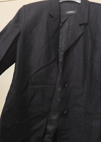 Düğmeli Siyah Erkek Takım Elbise - Görsel 2