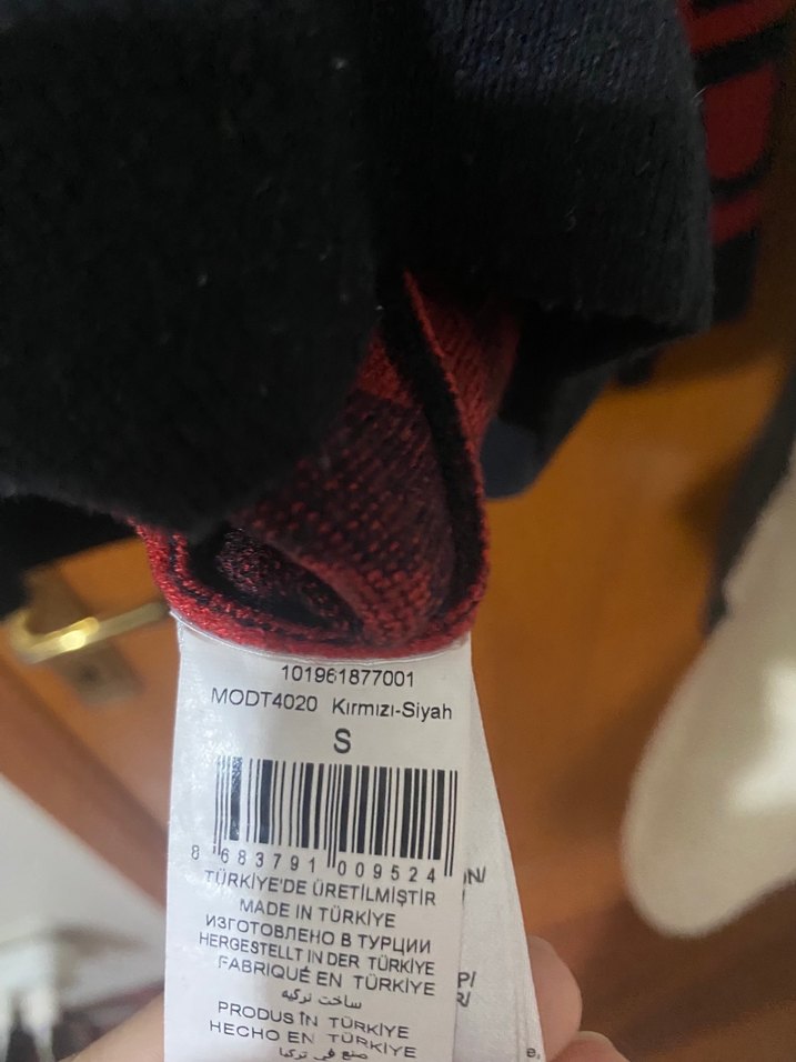 Beymen club Kırmızı Desenli Triko erkek kazak orijinal - Görsel 3