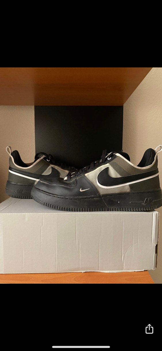 Nike air force 1 siyah erkek 43 numara ayakkabı - Görsel 2