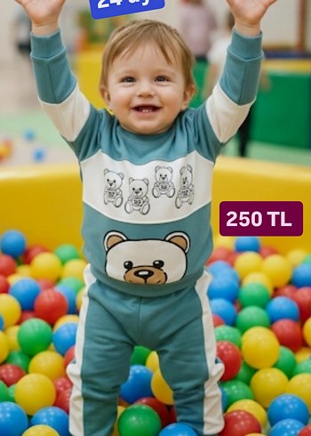 Pembe Uzun Kollu Kadın Pijama Takımı - Görsel 15