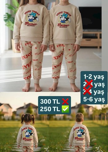 Pembe Uzun Kollu Kadın Pijama Takımı - Görsel 7
