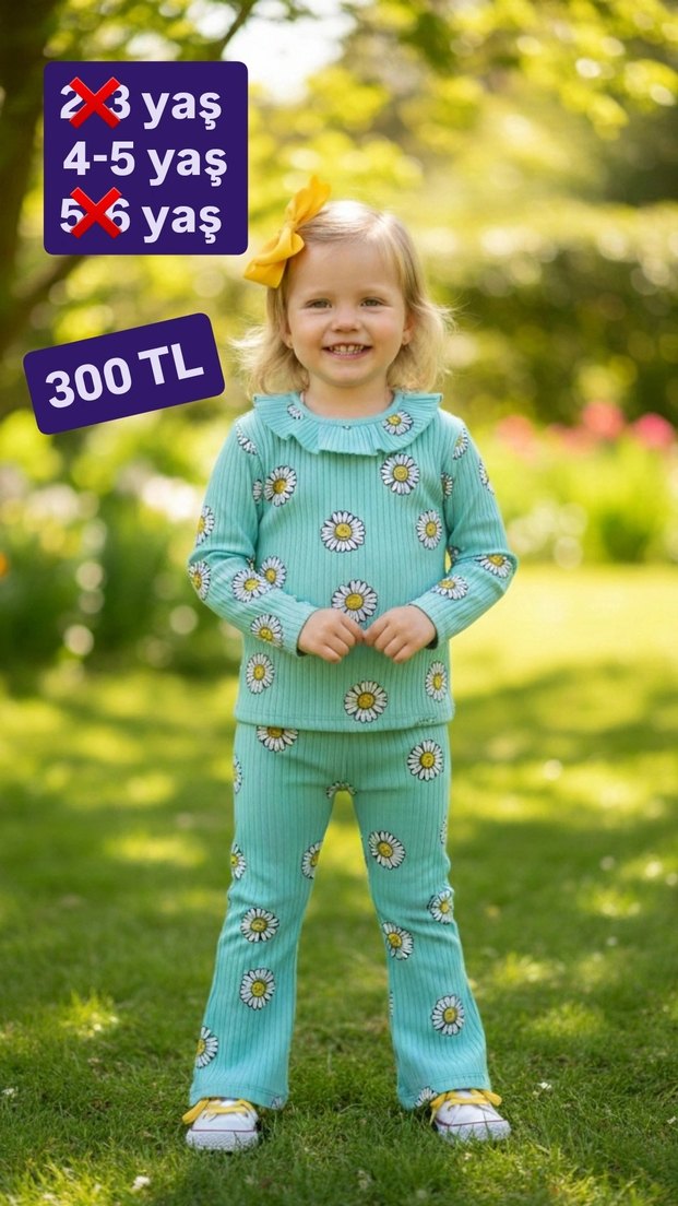 Pembe Uzun Kollu Kadın Pijama Takımı - Görsel 5