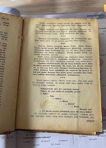 1944Basım Antika Mehmet Akif Ersoyun SAFAHAT kitabı - Görsel 4