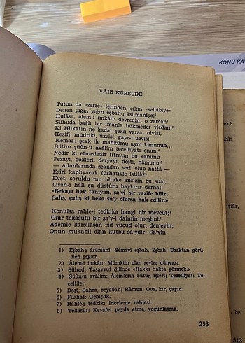 1944Basım Antika Mehmet Akif Ersoyun SAFAHAT kitabı - Görsel 6