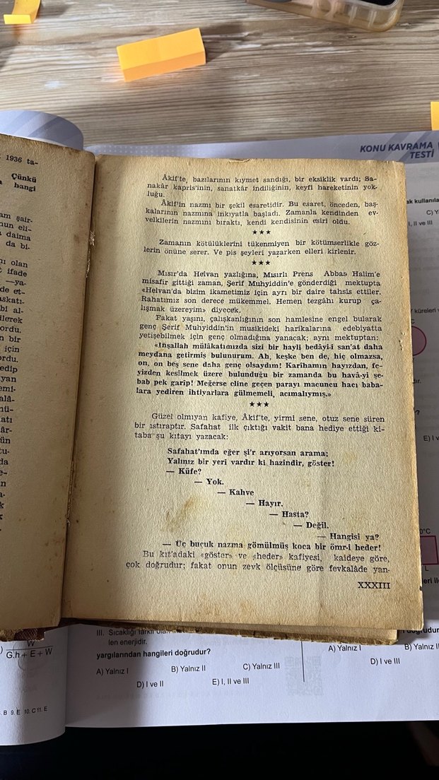 1944Basım Antika Mehmet Akif Ersoyun SAFAHAT kitabı - Görsel 4