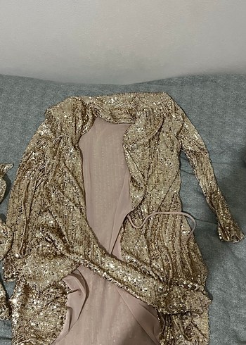 Zara Parlak Ceket - Görsel 4