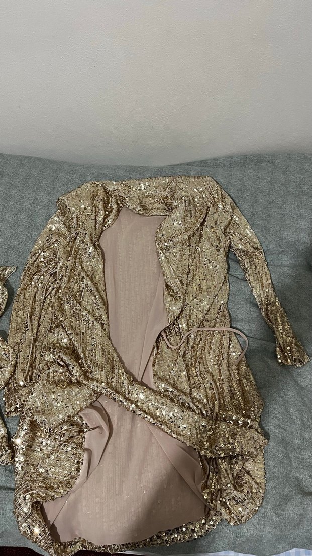 Zara Parlak Ceket - Görsel 4