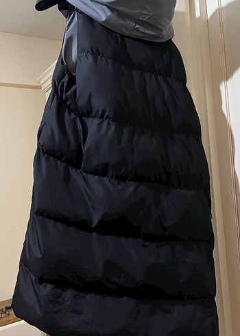 Kadın Gri Kapitone Yelek Fermuarlı - Görsel 3