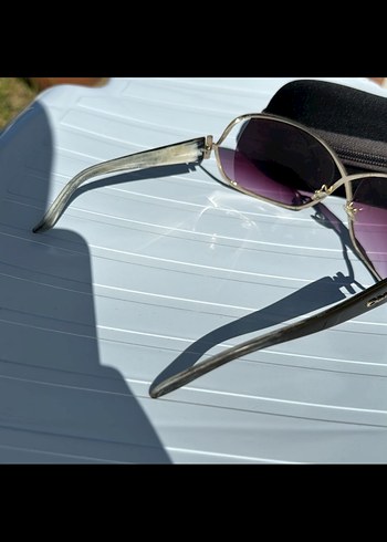 Şeffaf Mor Kadın Gözlüğü - Görsel 3