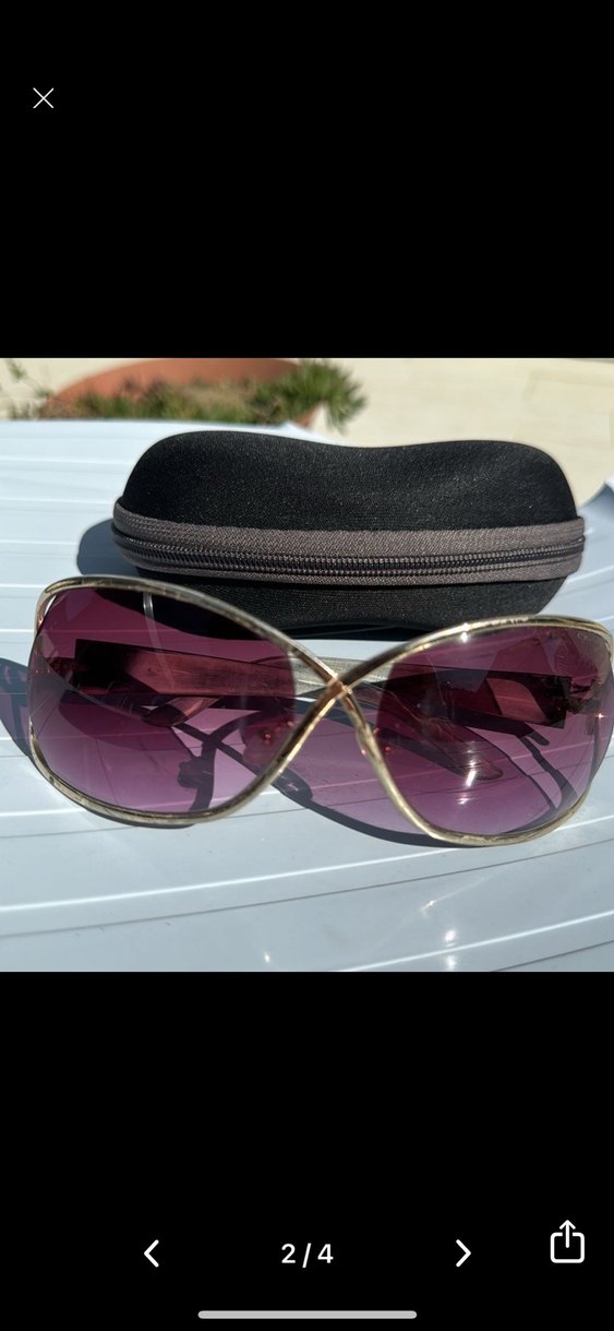 Şeffaf Mor Kadın Gözlüğü - Görsel 2