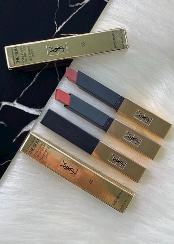 Yves Saint Laurent Altın Kutulu Koyu Ruj - Görsel 2