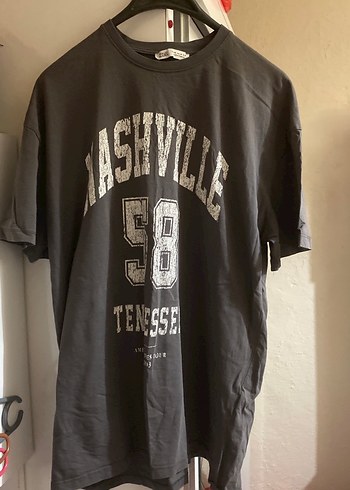Paulmark Nashville 98 Siyah Oversize Tisort