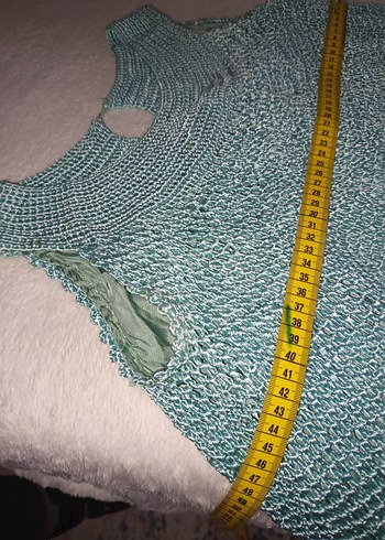 ÖZELYAPIM,1 AYDA EL ÖRGÜSÜ, NİŞAN İÇİN ÖRÜLDÜ SU YEŞİLİ TURKUAZ - Görsel 14