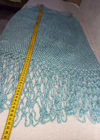 ÖZELYAPIM,1 AYDA EL ÖRGÜSÜ, NİŞAN İÇİN ÖRÜLDÜ SU YEŞİLİ TURKUAZ - Görsel 13