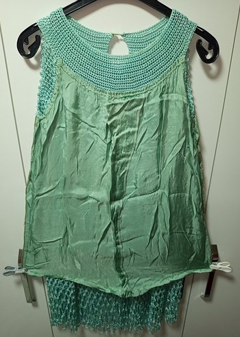 ÖZELYAPIM,1 AYDA EL ÖRGÜSÜ, NİŞAN İÇİN ÖRÜLDÜ SU YEŞİLİ TURKUAZ - Görsel 9