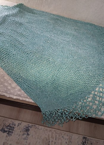 ÖZELYAPIM,1 AYDA EL ÖRGÜSÜ, NİŞAN İÇİN ÖRÜLDÜ SU YEŞİLİ TURKUAZ - Görsel 16