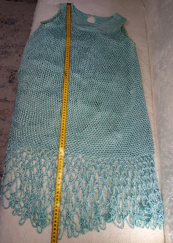 ÖZELYAPIM,1 AYDA EL ÖRGÜSÜ, NİŞAN İÇİN ÖRÜLDÜ SU YEŞİLİ TURKUAZ - Görsel 12