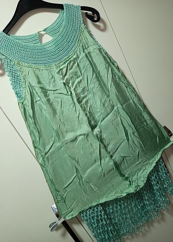 ÖZELYAPIM,1 AYDA EL ÖRGÜSÜ, NİŞAN İÇİN ÖRÜLDÜ SU YEŞİLİ TURKUAZ - Görsel 10