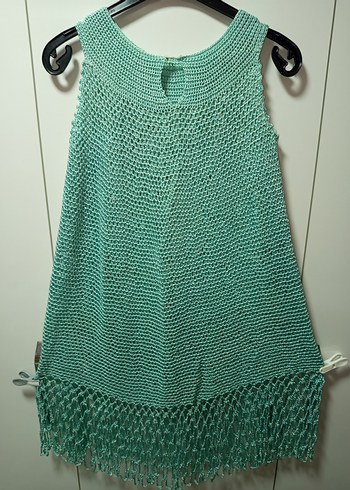 ÖZELYAPIM,1 AYDA EL ÖRGÜSÜ, NİŞAN İÇİN ÖRÜLDÜ SU YEŞİLİ TURKUAZ - Görsel 8