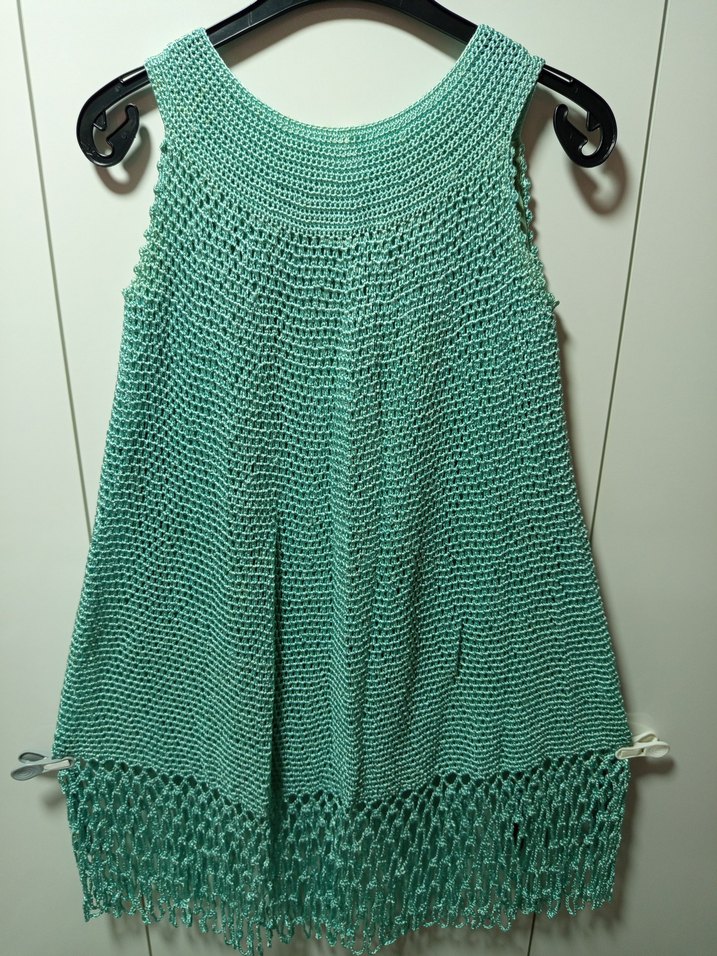 ÖZELYAPIM,1 AYDA EL ÖRGÜSÜ, NİŞAN İÇİN ÖRÜLDÜ SU YEŞİLİ TURKUAZ - Görsel 2