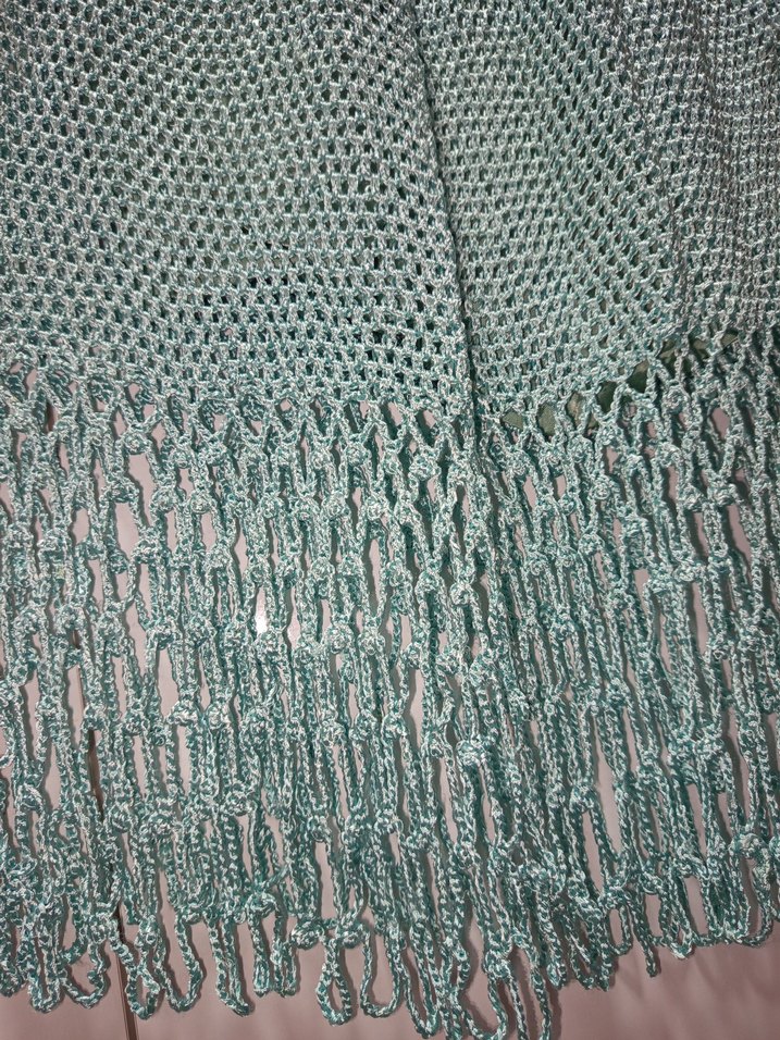 ÖZELYAPIM,1 AYDA EL ÖRGÜSÜ, NİŞAN İÇİN ÖRÜLDÜ SU YEŞİLİ TURKUAZ - Görsel 4