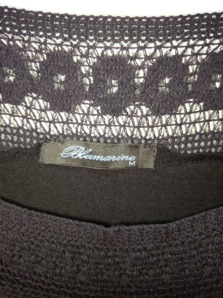 Dantel Detaylı Siyah Bohem  Elbisesi,,Sandık yaka, kısa kollu, - Görsel 4