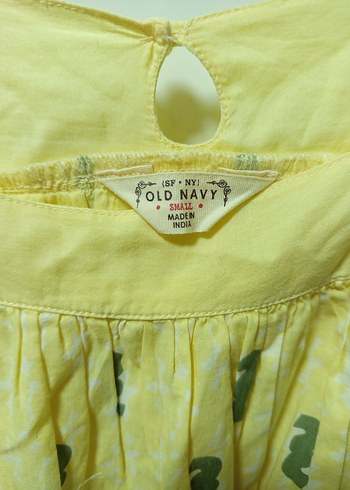 Sarı Bohem Hamile Elbisesi Midi Boy,OLD NAVY MARKA 38 BDN YENİ - Görsel 10