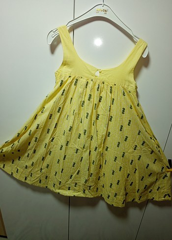 Sarı Bohem Hamile Elbisesi Midi Boy,OLD NAVY MARKA 38 BDN YENİ - Görsel 8