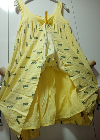 Sarı Bohem Hamile Elbisesi Midi Boy,OLD NAVY MARKA 38 BDN YENİ - Görsel 3