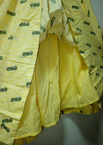 Sarı Bohem Hamile Elbisesi Midi Boy,OLD NAVY MARKA 38 BDN YENİ - Görsel 4