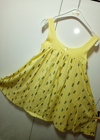 Sarı Bohem Hamile Elbisesi Midi Boy,OLD NAVY MARKA 38 BDN YENİ - Görsel 9