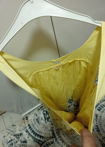 Sarı Bohem Hamile Elbisesi Midi Boy,OLD NAVY MARKA 38 BDN YENİ - Görsel 11