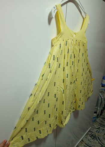 Sarı Bohem Hamile Elbisesi Midi Boy,OLD NAVY MARKA 38 BDN YENİ - Görsel 7