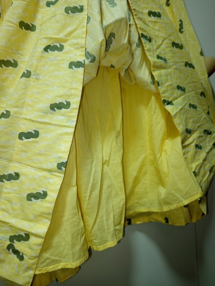 Sarı Bohem Hamile Elbisesi Midi Boy,OLD NAVY MARKA 38 BDN YENİ - Görsel 4