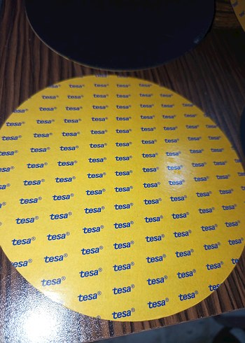 16;;5 CM YARIÇAPINDA SİYAH FİBERPLASTİK, ALTI YAPIŞKANLI - Görsel 10