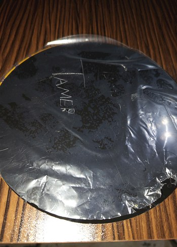 16;;5 CM YARIÇAPINDA SİYAH FİBERPLASTİK, ALTI YAPIŞKANLI - Görsel 11