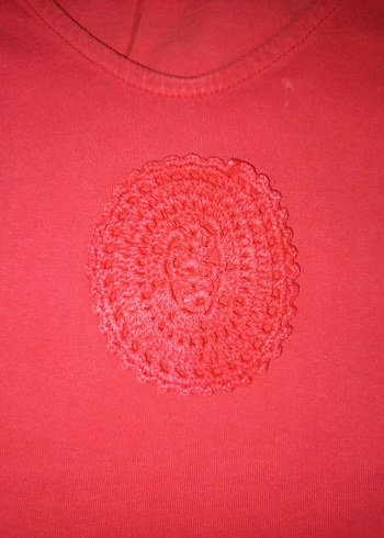 TENRİYFER MARKA 38M Dantel Detaylı Narçiçeğirenk Tunik TşörtBluz - Görsel 2